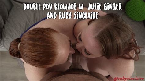 Double Blowjob With BBW Redheads Julie Ginger N Ruby Sinclaire RubySinclaire BBW Clips