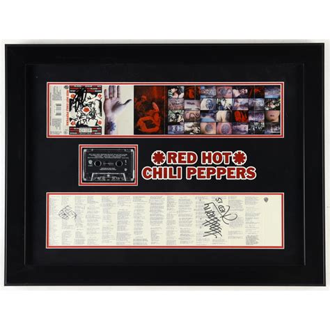 Red Hot Chili Peppers Blood Sugar Sex Magik Custom Framed Cassette Tape Insert Display Band