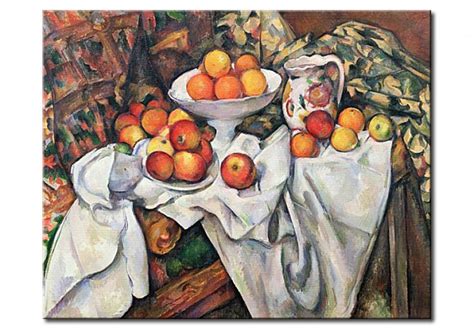 Pintura Apples and Oranges Paul Cézanne Reproduções