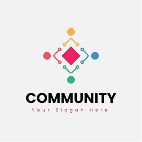 Premium Vector Free Vector Community Logo