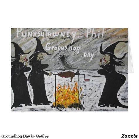 Groundhog Day Card Zazzle Groundhog Day Groundhog Cards