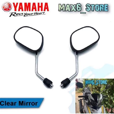 Yamaha Logo Thai Spark Side Mirror Chrome Black Yamaha Kaki Y Y