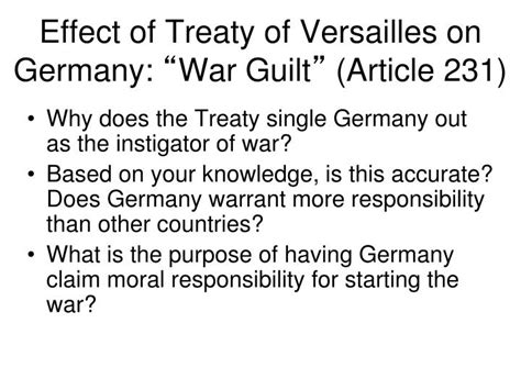 Ppt L13 And 14 The War Ends And The Treaty Of Versailles Powerpoint