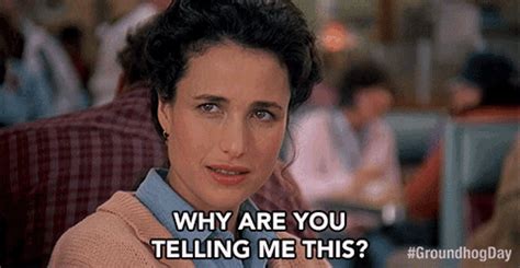 Why Are You Telling Me This Andie Macdowell  Why Are You Telling