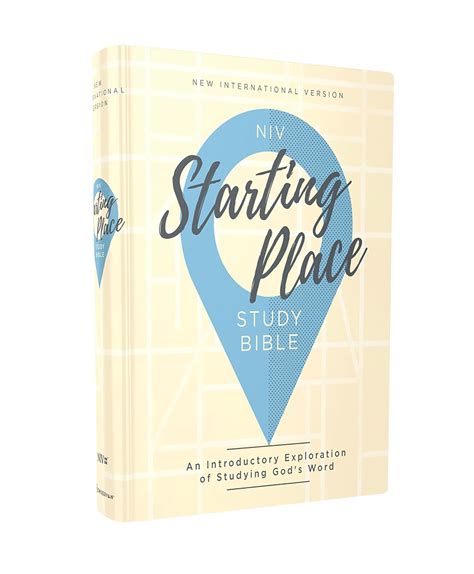 NIV, Starting Place Study Bible (An Introductory Study Bible