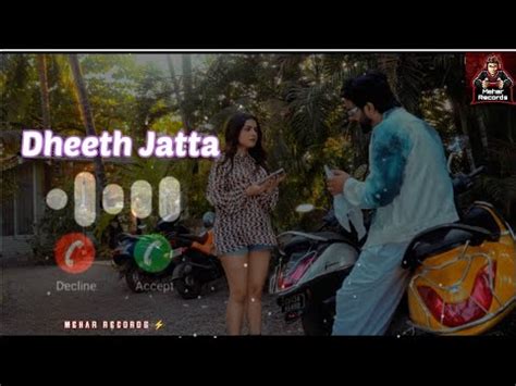 Dheeth Jatta Song Ringtone Chandra Brar YouTube