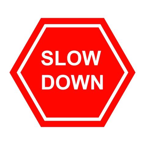 Premium Vector Slow Down Icon Vector