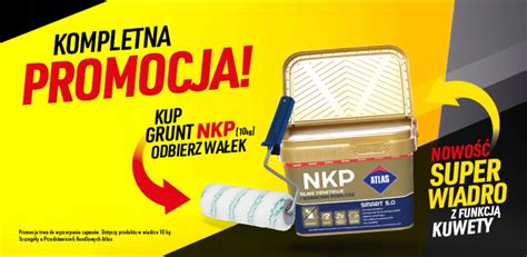 ATLAS GRUNT NKP 10kg NIE KAPIE NIE CHLAPIE wałek NKP 10 Cena