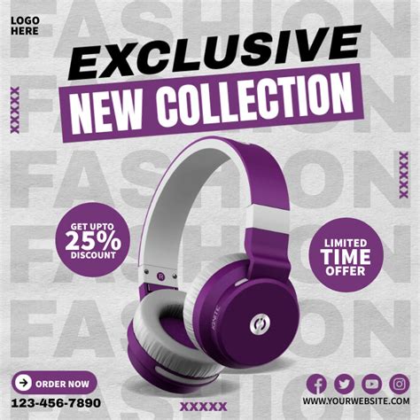 copy  headphone ads postermywall