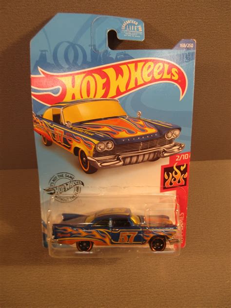 Hot Wheels HW Flames Plymouth Fury Blue EBay