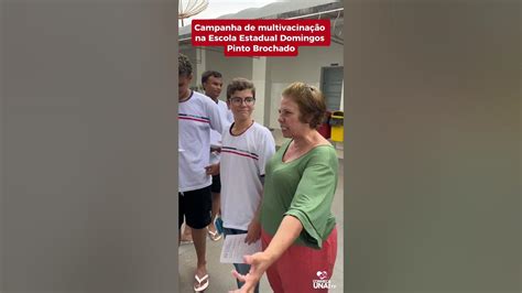 Escola Estadual Domingos Pinto Brochado - Campanha de multivacinação na Escola Estadual Domingos Pinto Brochado ...
