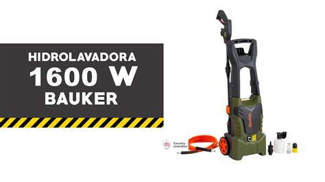 Hidrolavadora Bauker 1600 W eléctrica 117 Bar YouTube