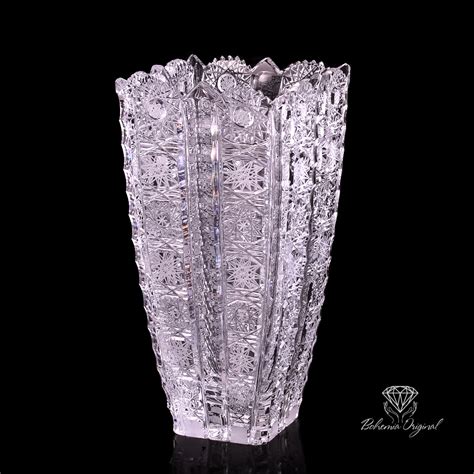 Bohemia Crystal Vase Gold H305mm - Bohemia Crystal - Original crystal ...