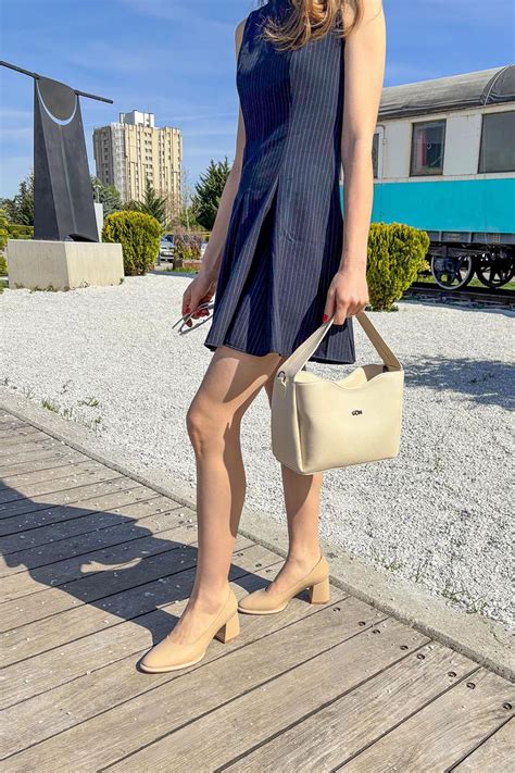 Kad N Nude Orta Kal N Platform Topuklu Ayakkab