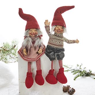 Santa Fabric Boy Girl 58CM 2 ASS Pobra A S