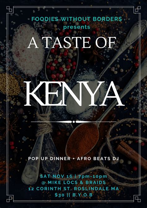 A Taste of Kenya [11/16/19]
