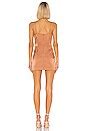 Superdown Gianna Slit Mini Dress In Nude REVOLVE