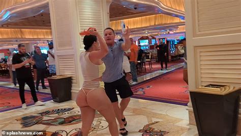 Four Women Involved In Chaotic Semi Naked Las Vegas Brawl Were Fighting Over The Same Married