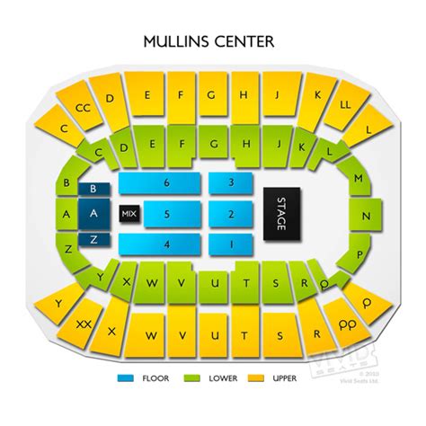 Mullins Center Seating Chart | Vivid Seats