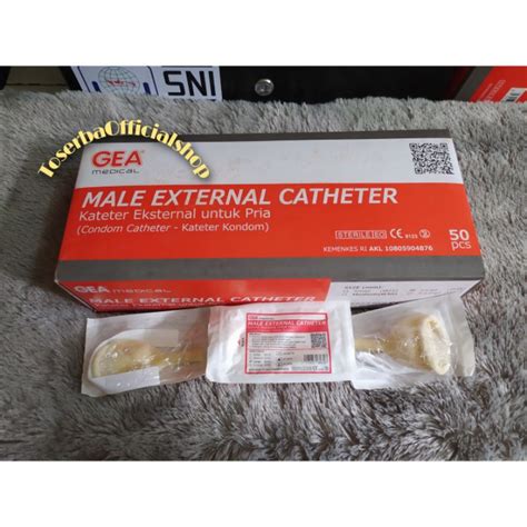 Jual Male External Catheter Isi 50 Cateter Condom Kateter Pria Laki