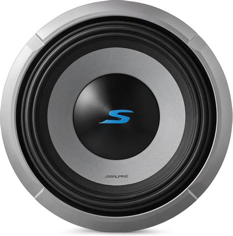 S2-W10D4 Alpine 10´´ S-Serie Woofer 600 Watts Rms – GC AUDIO