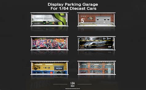 Amazon Saichotoy Display Case For Hot Wheels Stackable Parking Garage For Scale