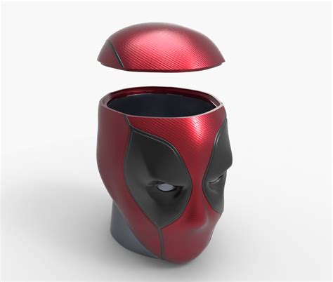Deadpool Popcorn Bucket STL — Nikko Industries