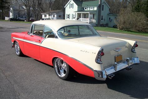 1956 CHEVROLET BEL AIR CUSTOM COUPE Rear 3 4 229948