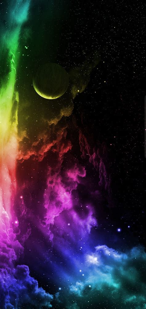 Universal Rainbow Galaxy HD Phone Wallpaper Pxfuel