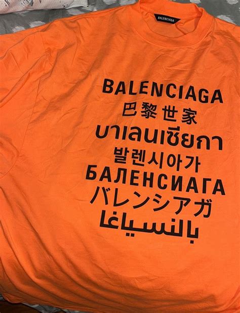 Balenciaga Balenciaga Languages Logo T Shirt Brand New Grailed