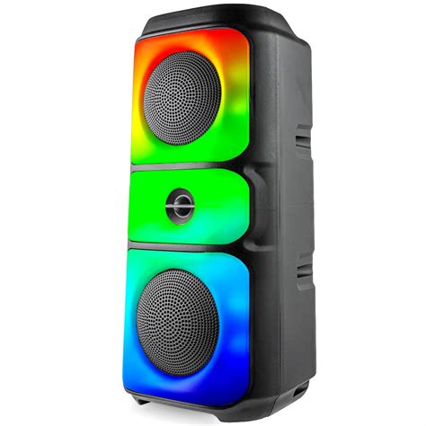 Caixa De Som Bluetooth Multimídia Amplificada Rádio FM Led RGB TWS