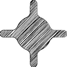 hand drawn shaded shape   canva