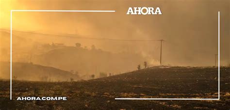 Grecia Vuelve A Arder Con Tres Grandes Incendios Fuera De Control