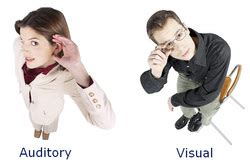 experiment auditory visual learning