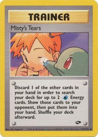 Banned Cards Naked Misty Or Japanese Version Of Misty S Tears