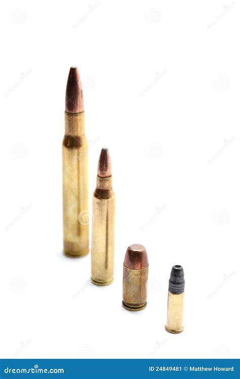 Different Caliber Bullets Stock Image - Image: 24849481