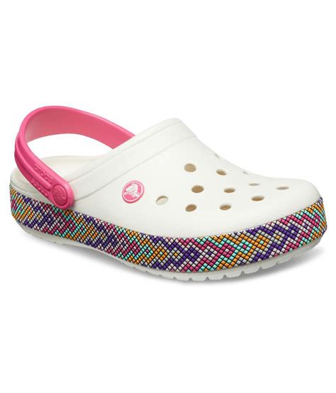 Crocs White Clogs Price in India- Buy Crocs White Clogs Online at Snapdeal