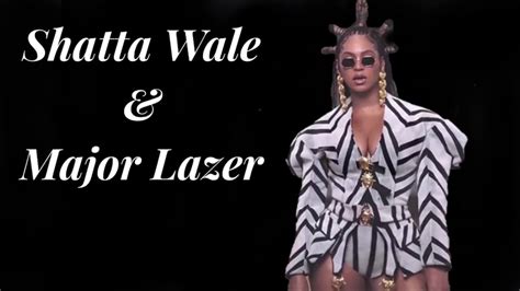 Beyonc Shatta Wale Major Lazer Already Official Lyrics Youtube