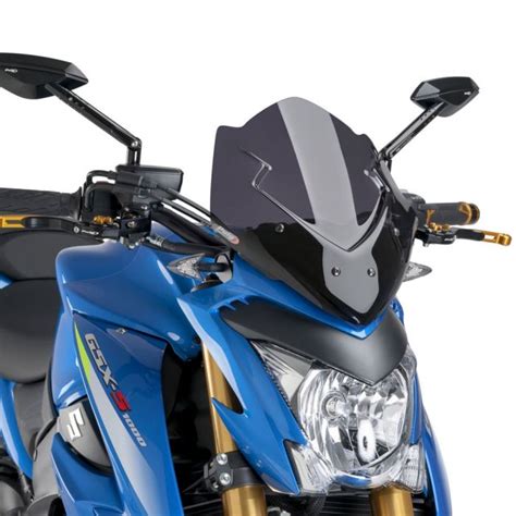 Puig Naked New Generation Windshield Sport Dark Smoke F Suzuki GSX S