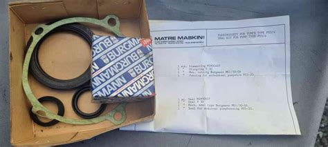Pakningssett pumpe type P03/4 - Norsk Skipsbrukt