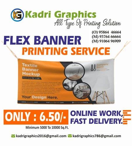 Flex Banner Printing Services At Rs 650sq Ft In Ahmedabad Id