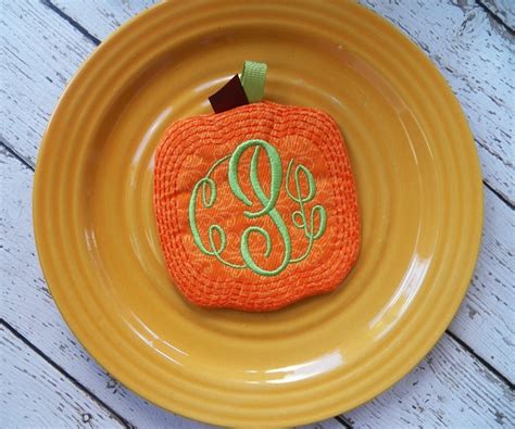 Pumpkin Coasters