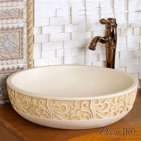 Раковина из искусственного камня SS-36 купить в интернет-магазине Decoriko
