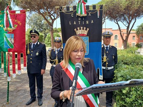 Latina Celebra La Posa Della Prima Pietra Il Discorso Del Sindaco Matilde Celentano