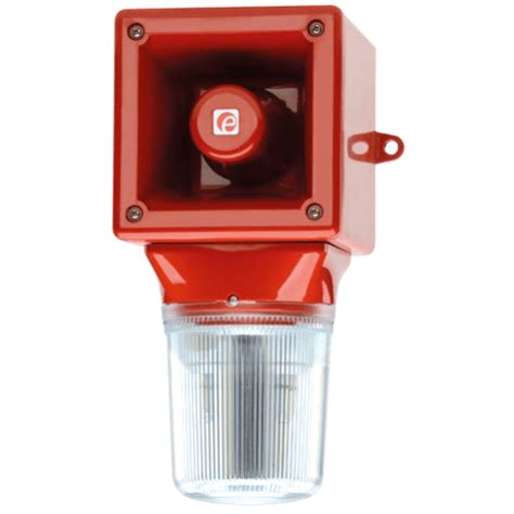 Звуковой оповещатель AB105STR с маяком - E2S - Взрывозащищенное ...