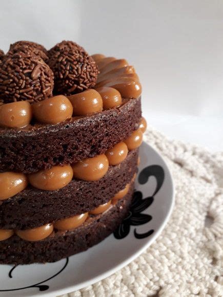 Naked Brownie Bolos E Doces Bolo De Brownie Ideias De Bolos