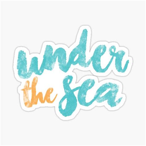 Under The Sea Sticker For Sale By Cmorduna Redbubble