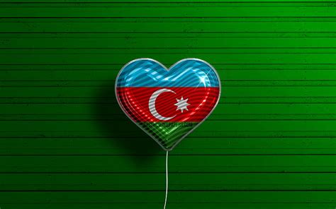 1920x1080px 1080p Free Download I Love Azerbaijan Realistic Balloons