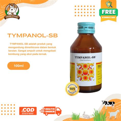 Jual Tympanol Sb 100 Ml Obat Kembung Bloat Sapi Kambing Domba Ternak