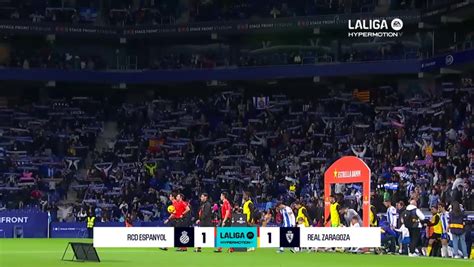 Espanyol Zaragoza Resumen Y Goles Laliga Hypermotion J Marcatv